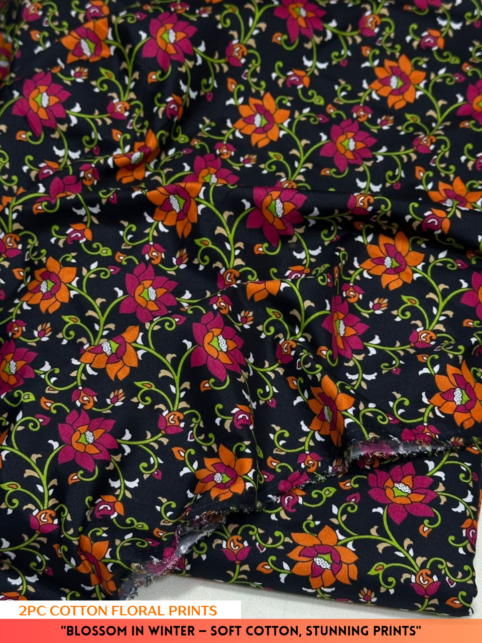 2PC Digital Floral Print