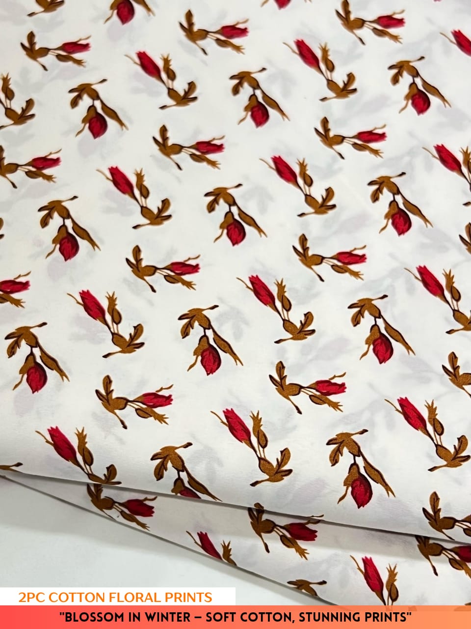 2PC Digital Floral Print