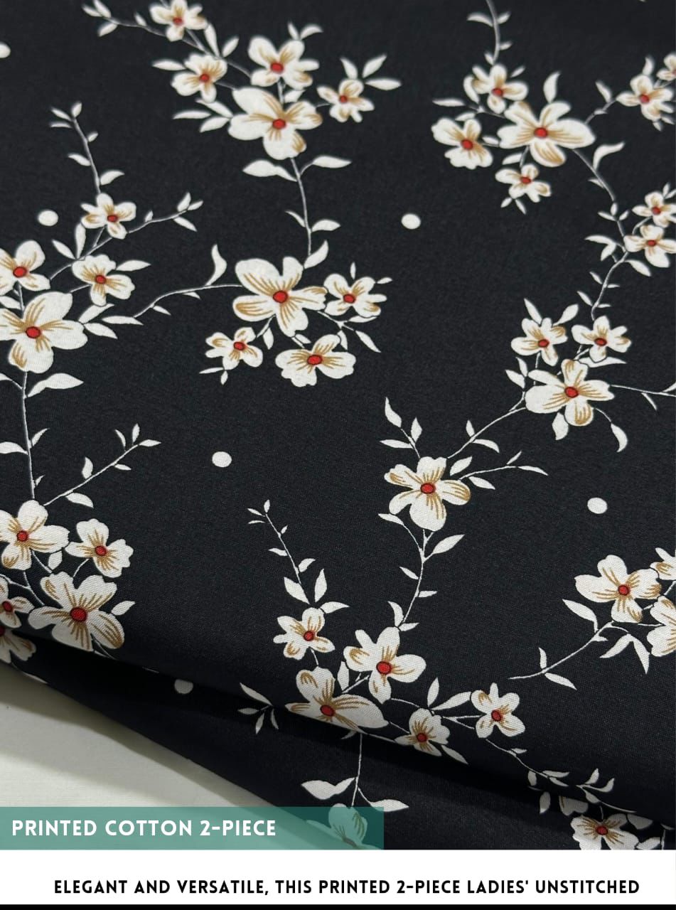 2PC Digital Floral Print