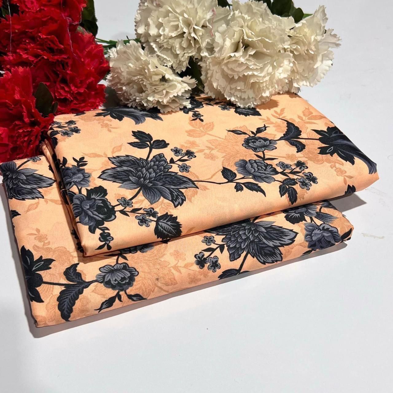 2PC Digital Floral Print