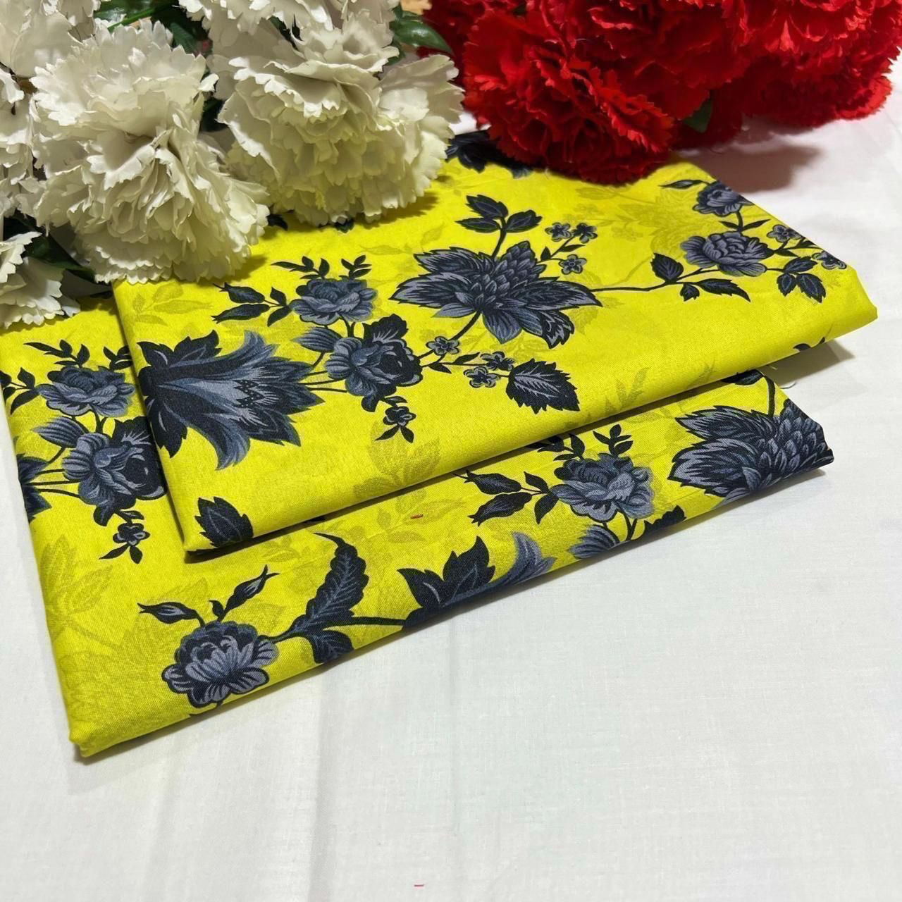 2PC Digital Floral Print