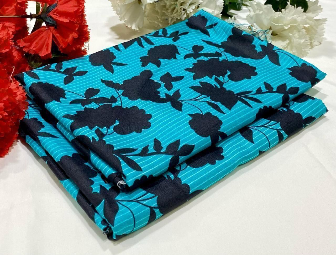 2PC Digital Floral Print