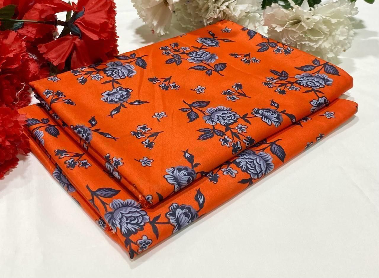 2PC Digital Floral Print
