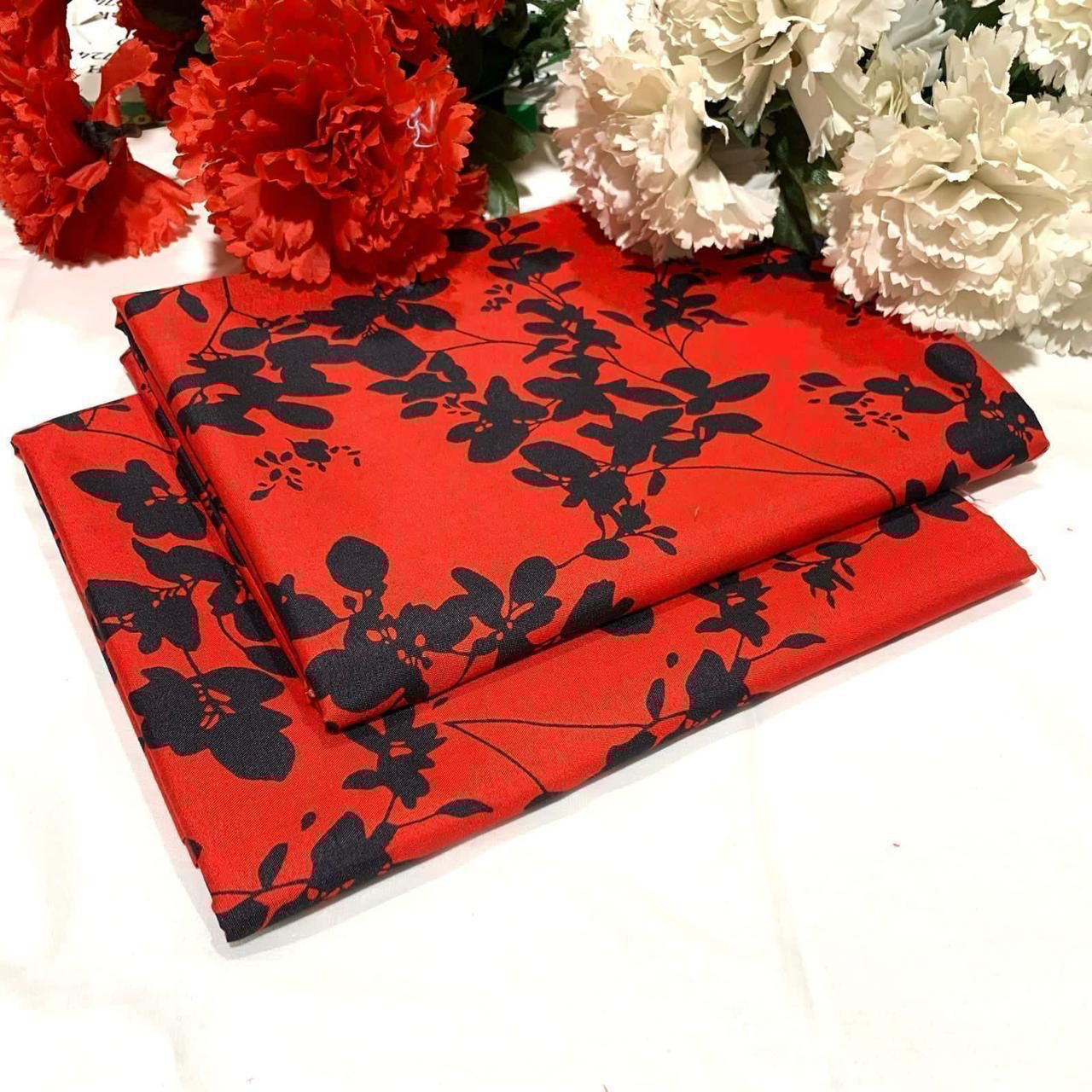 2PC Digital Floral Print