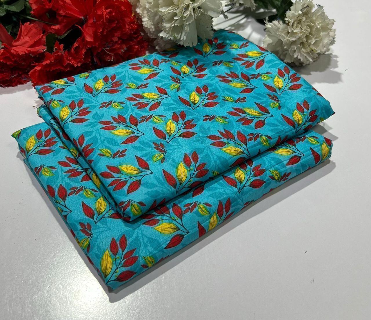2PC Digital Floral Print