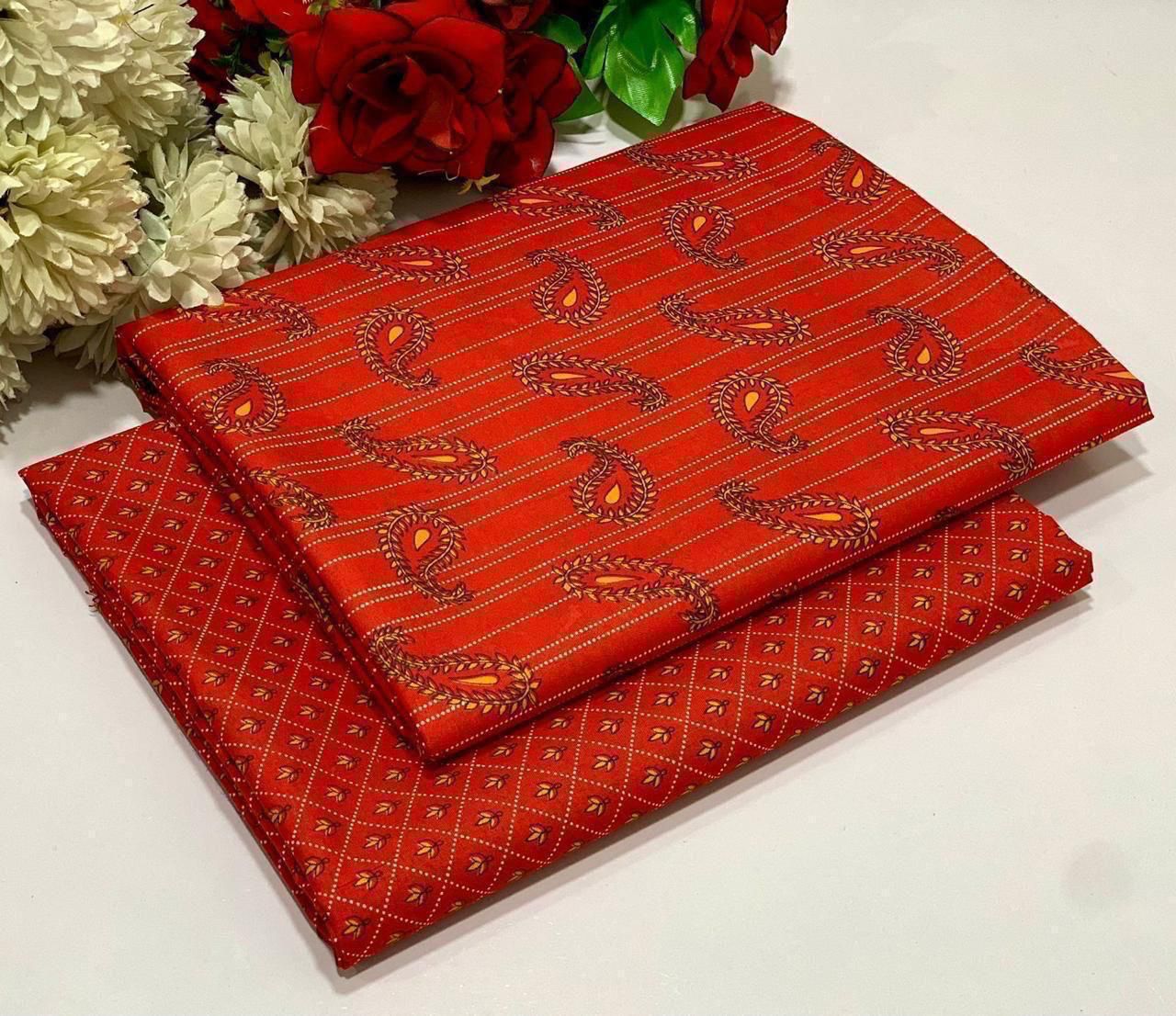 2PC Digital Floral Print