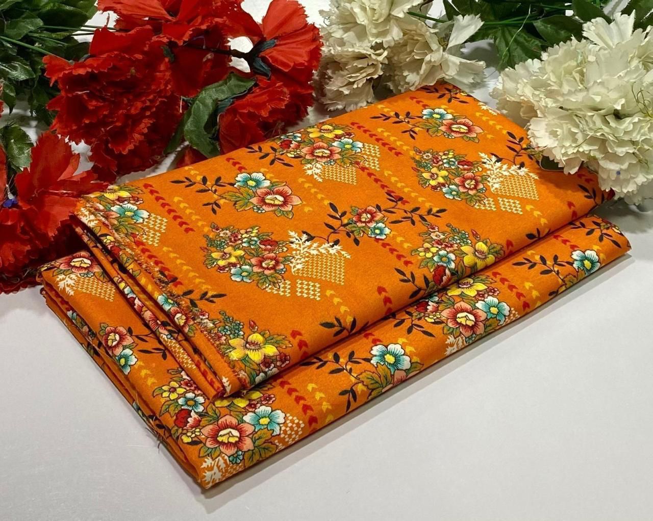 2PC Digital Floral Print