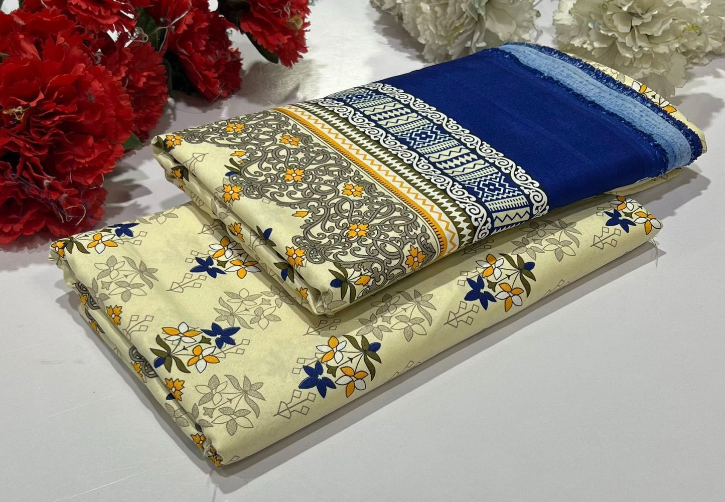 2PC Digital Floral Print
