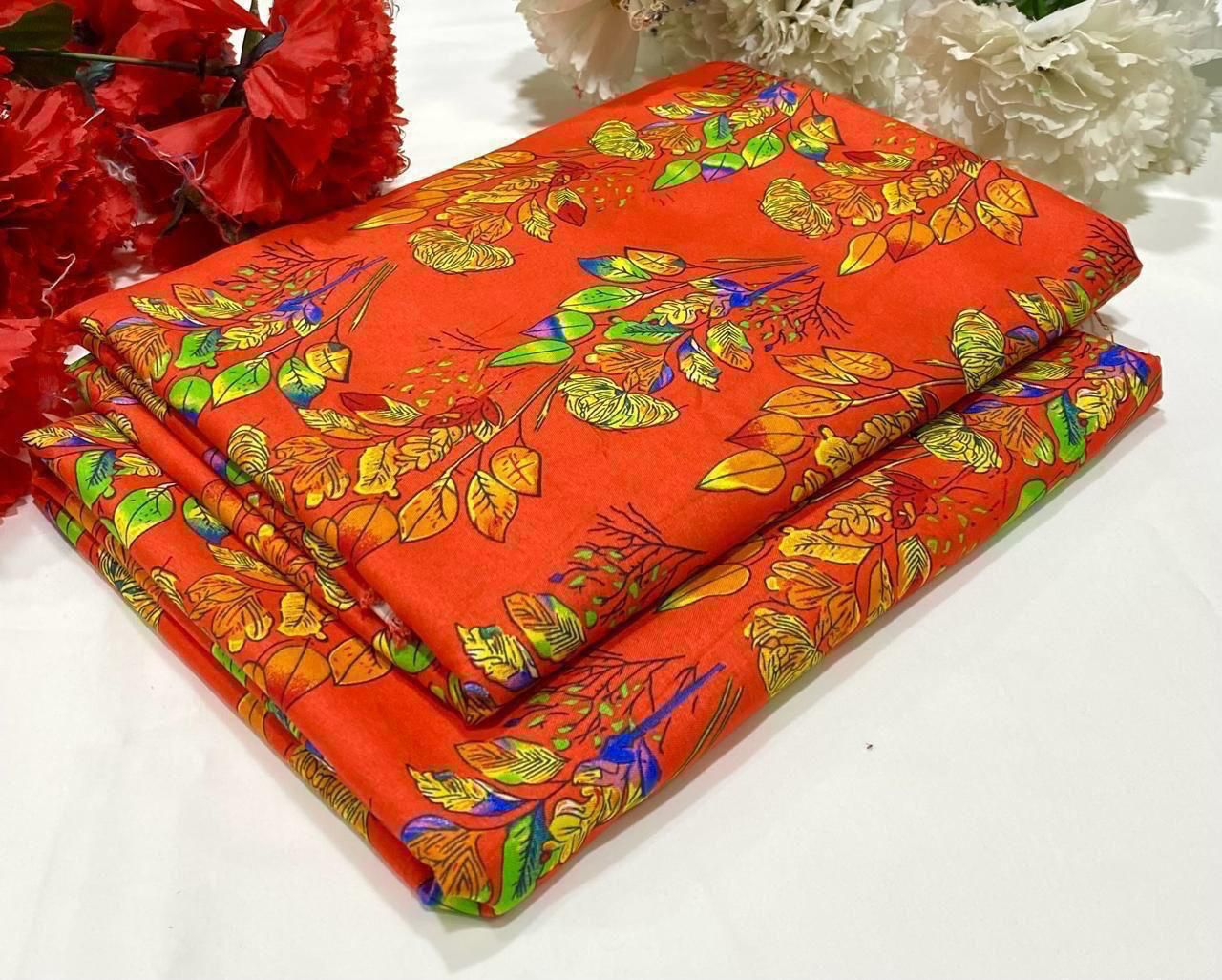 2PC Digital Floral Print