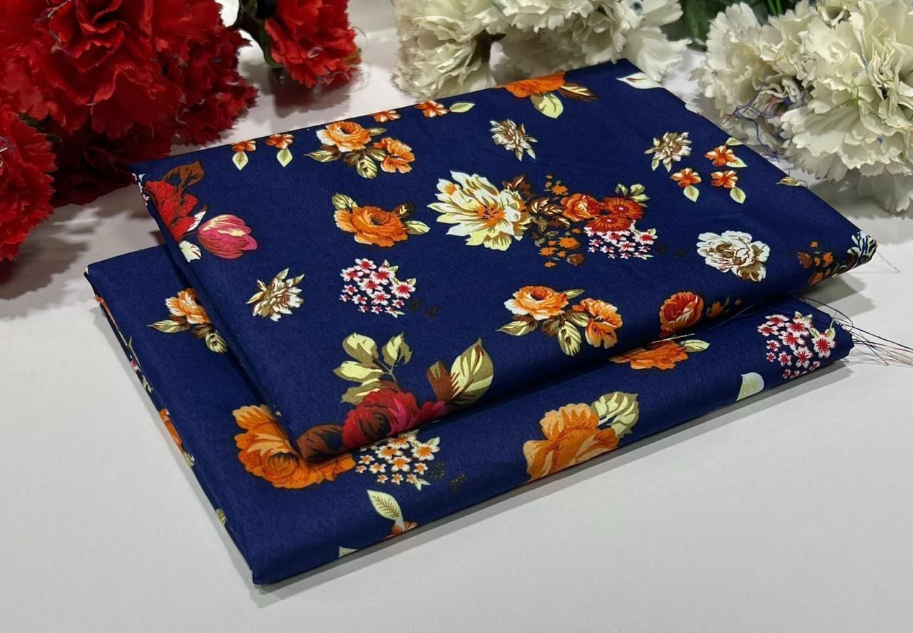 2PC Digital Floral Print