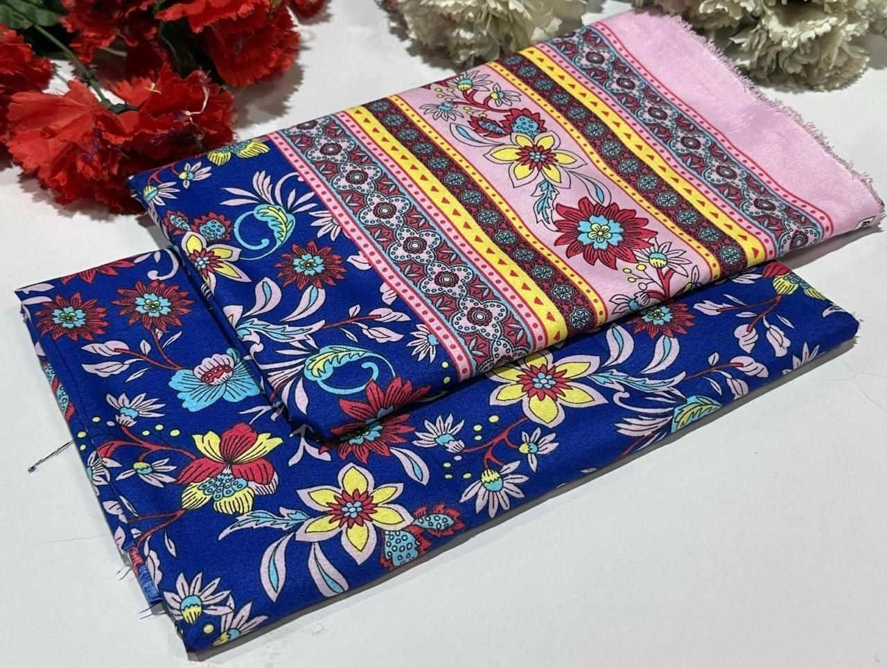 2PC Digital Floral Print