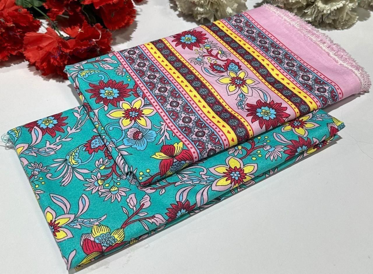 2PC Digital Floral Print