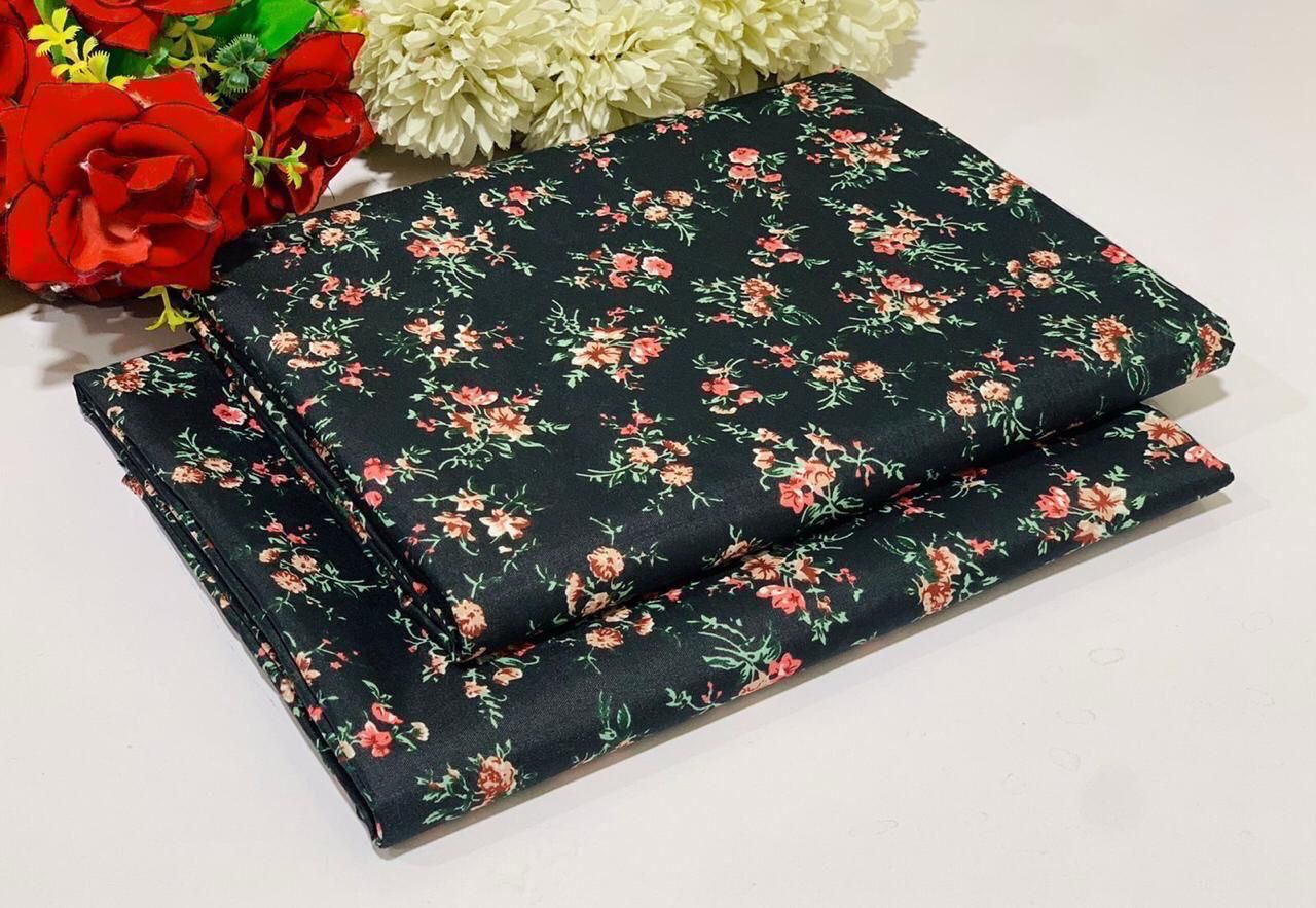 2PC Digital Floral Print