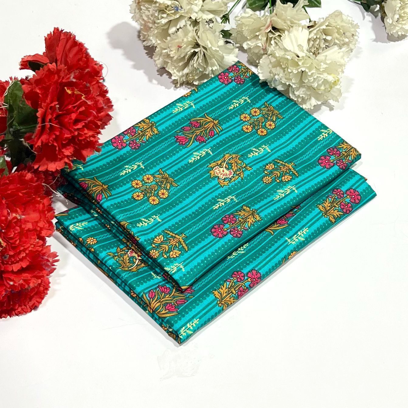 2PC Digital Floral Print