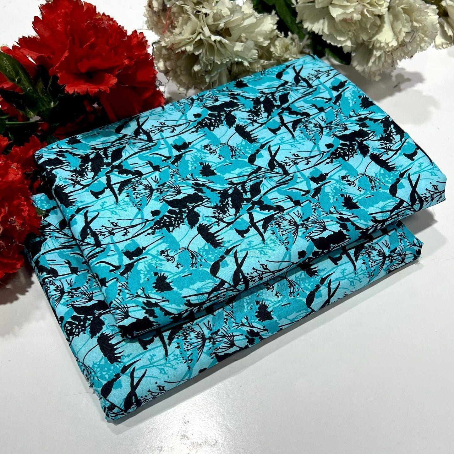 2PC Digital Floral Print