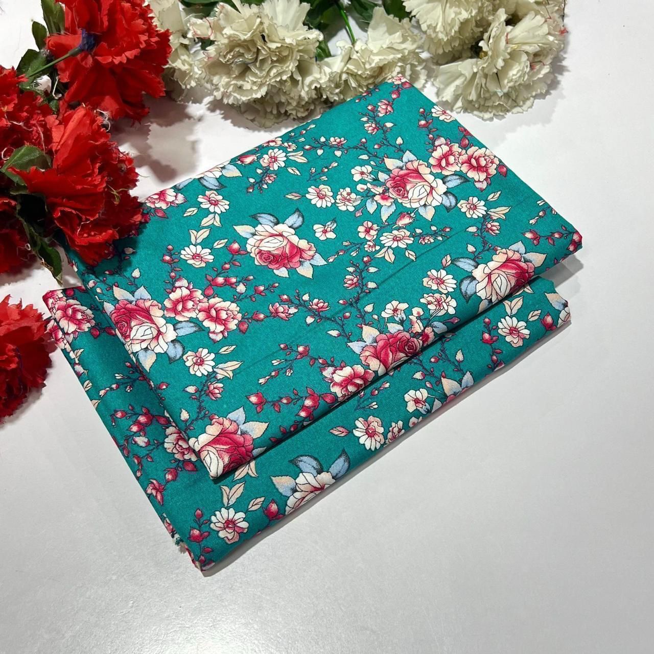 2PC Digital Floral Print