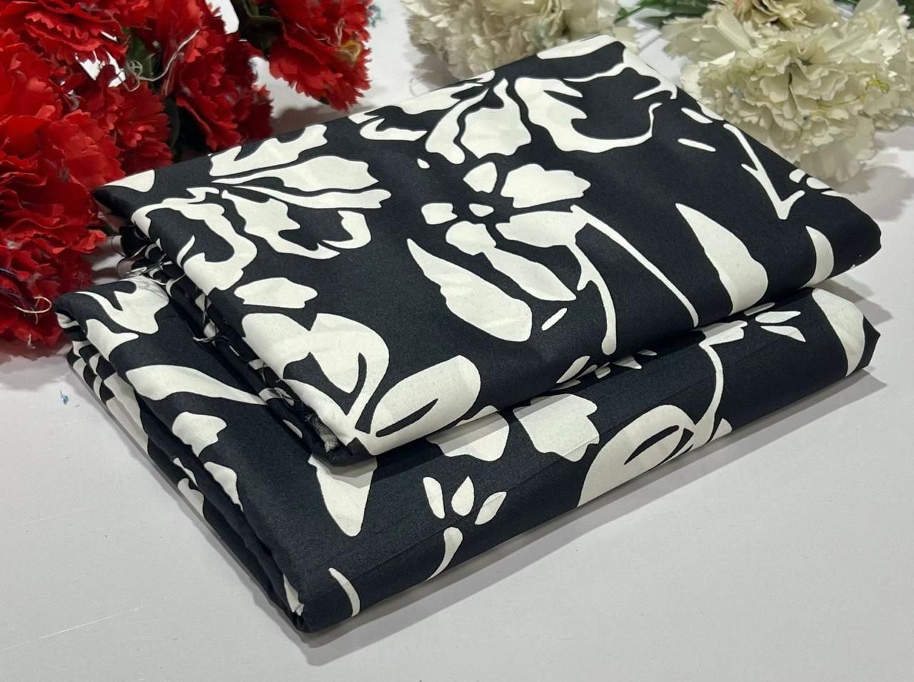 2PC Digital Floral Print