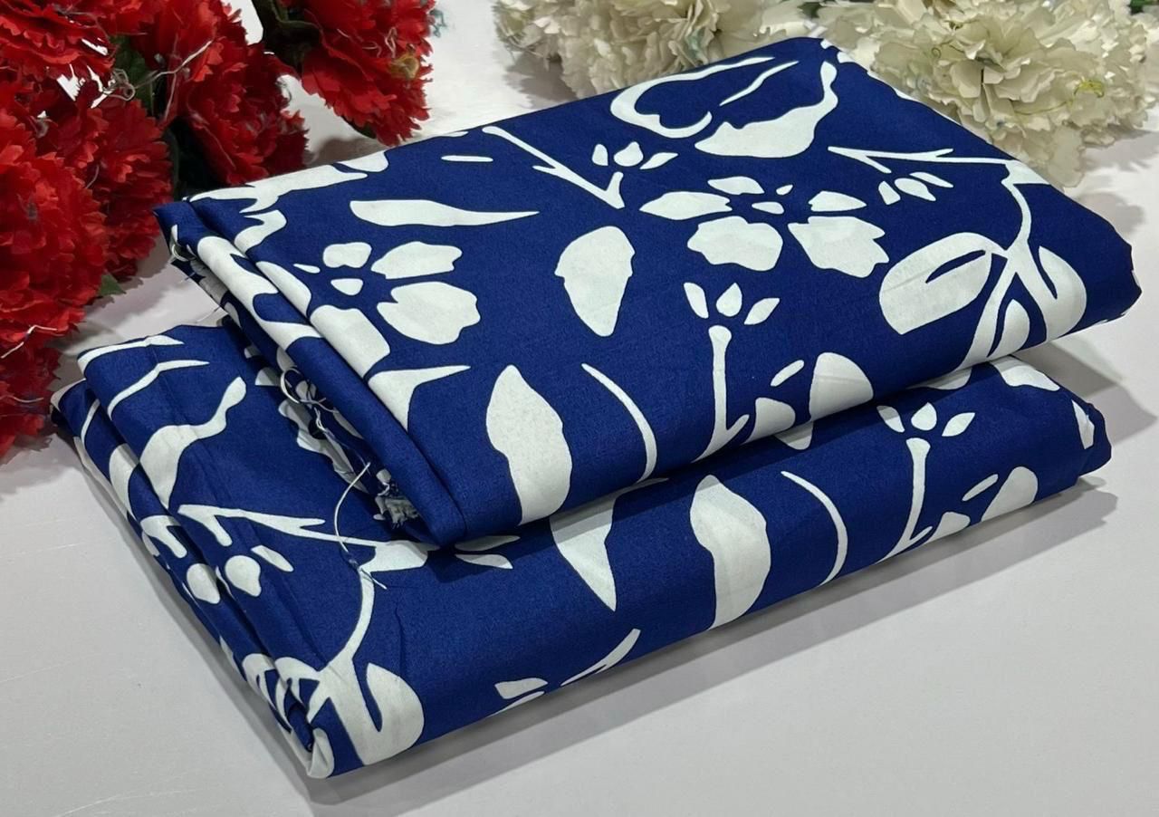 2PC Digital Floral Print