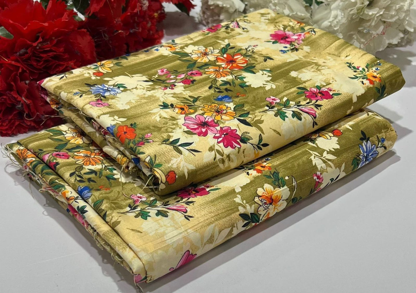 2PC Digital Floral Print