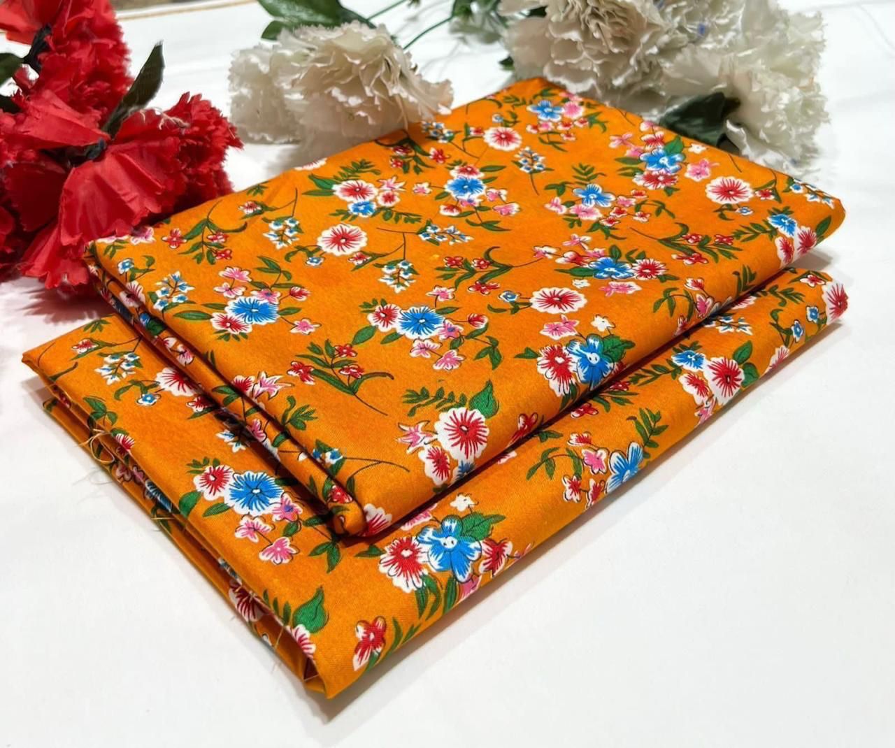2PC Digital Floral Print