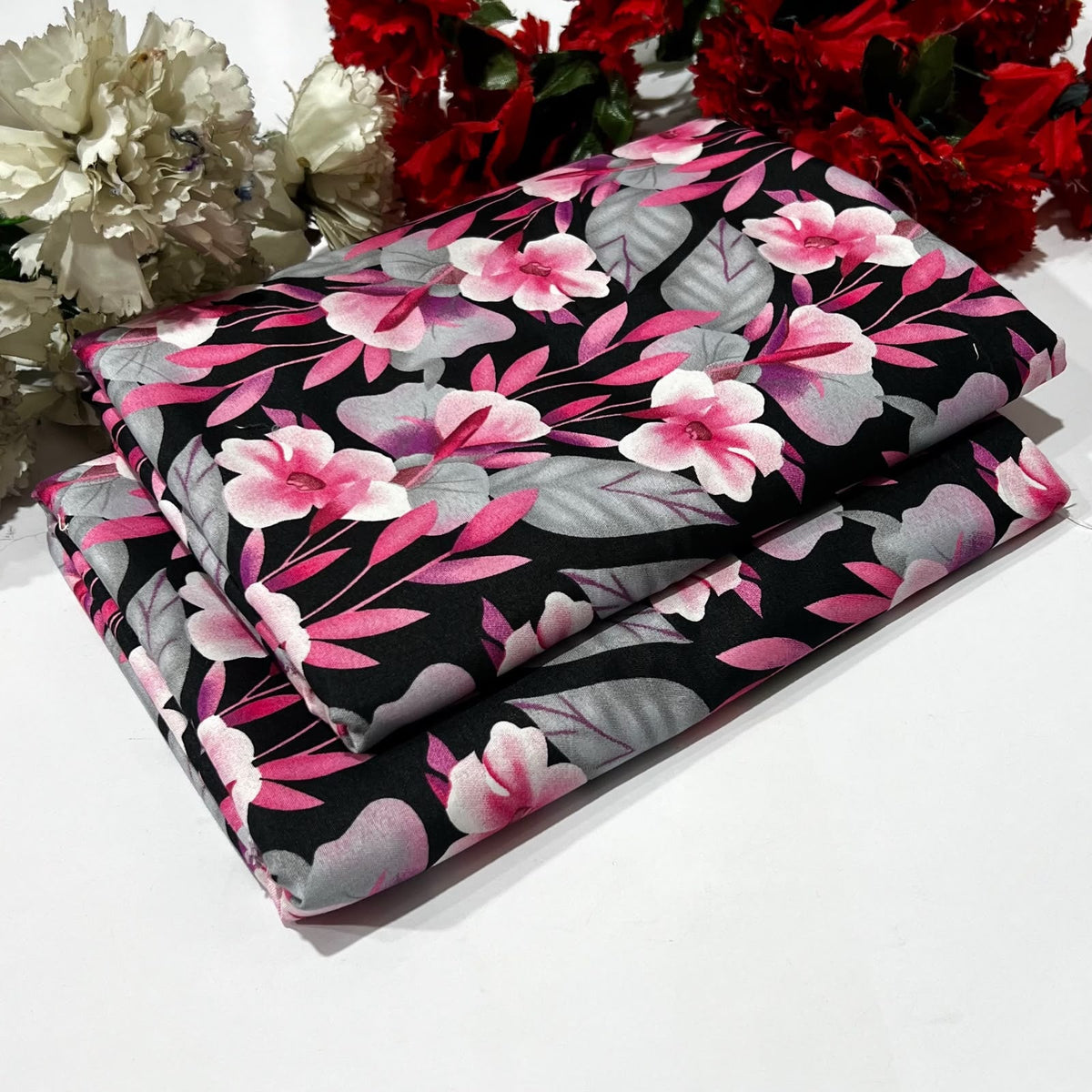 2PC Digital Floral Print