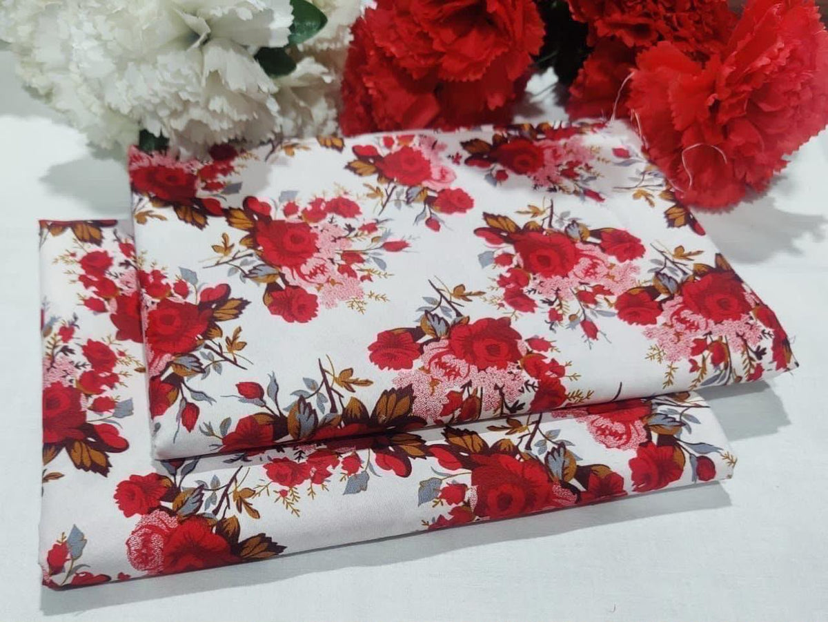 2PC Digital Floral Print