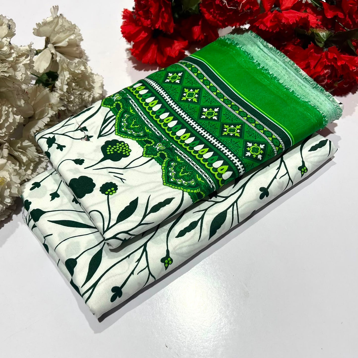 2PC Digital Floral Print