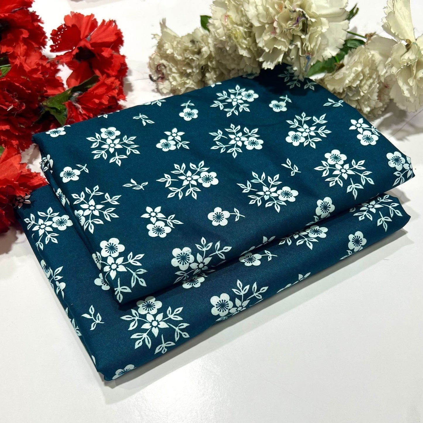 2PC Digital Floral Print