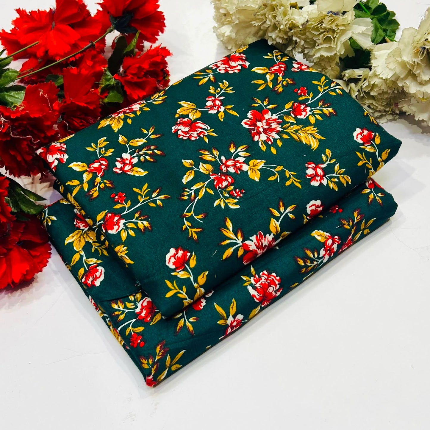 2PC Digital Floral Print