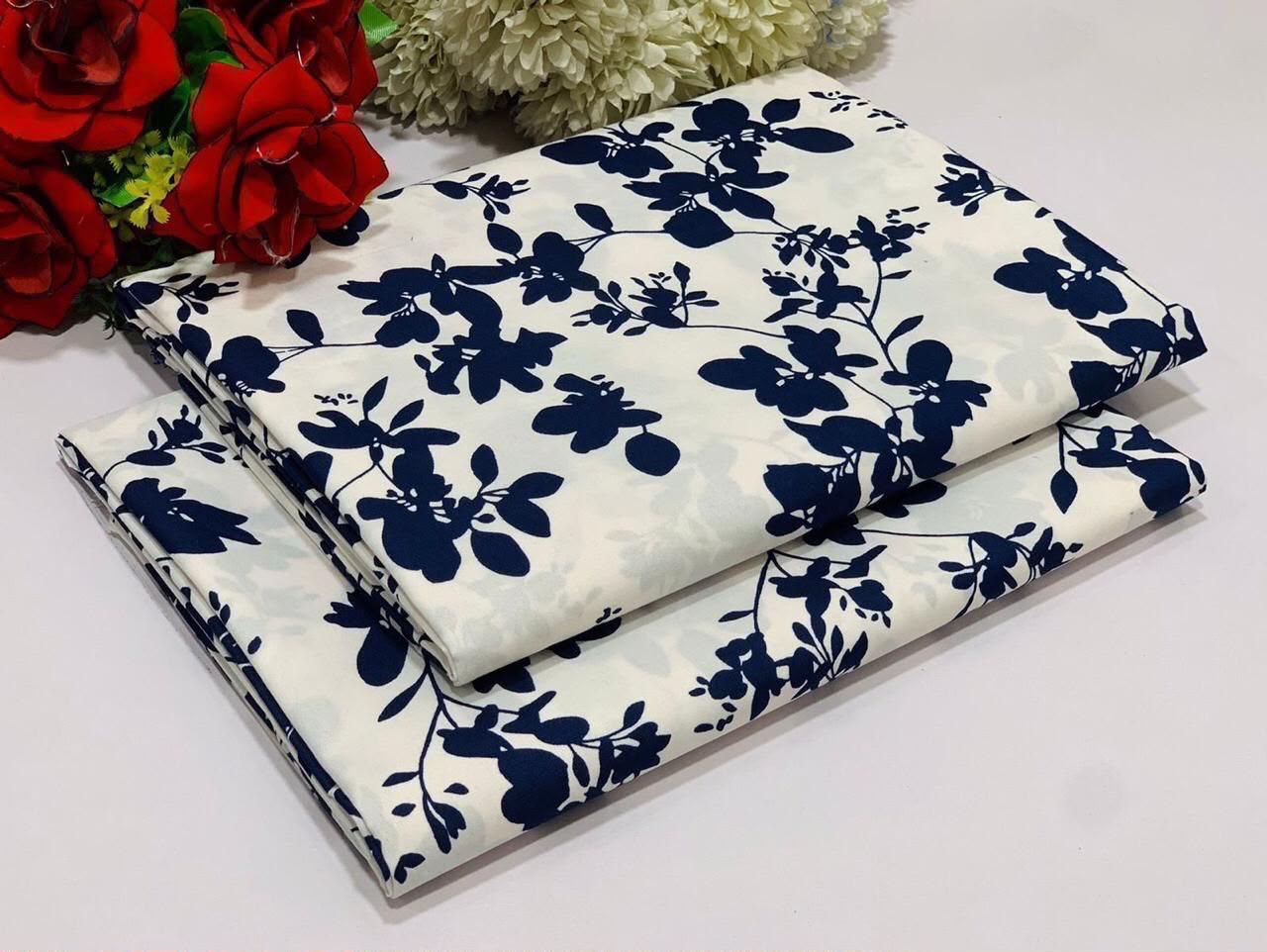 2PC Digital Floral Print