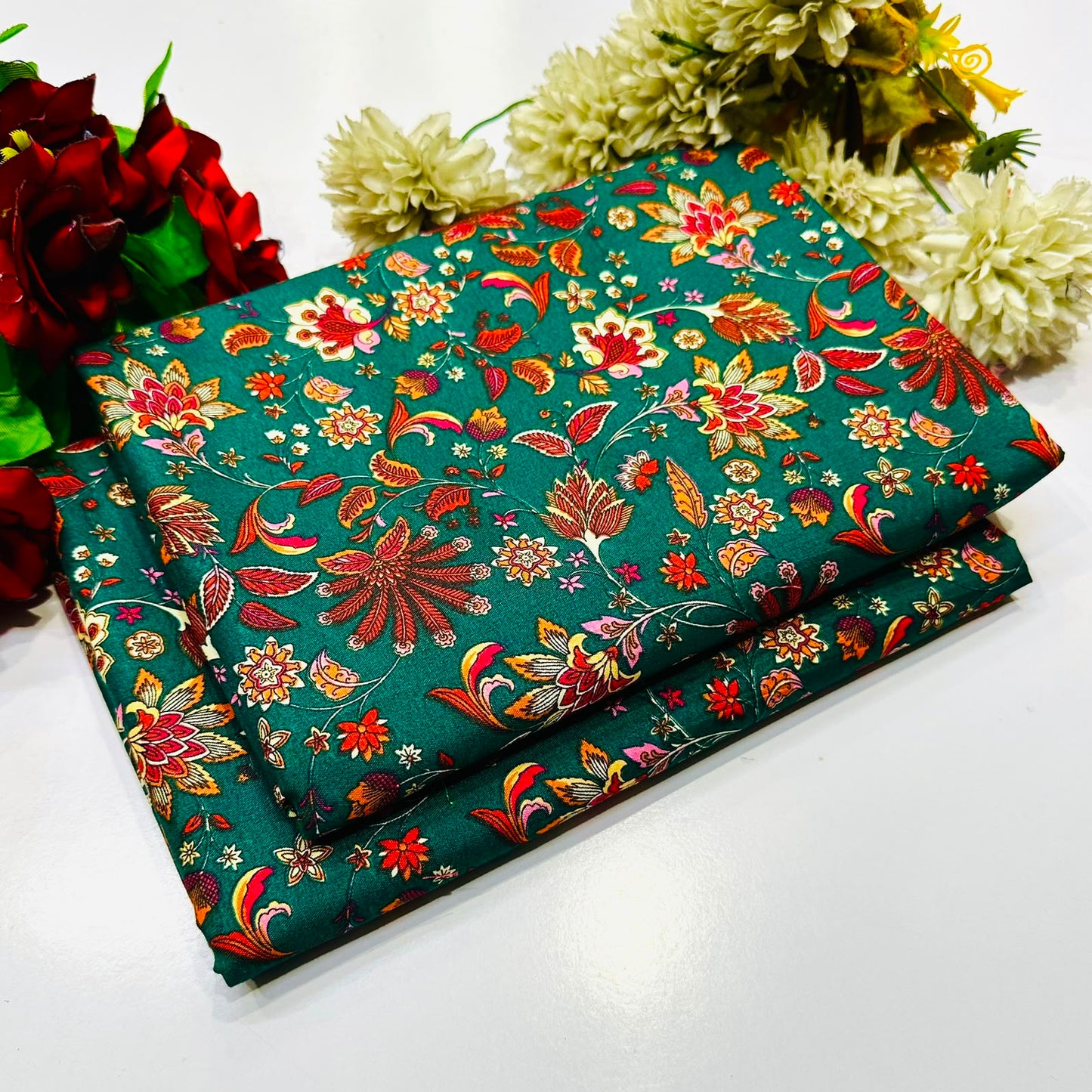 2PC Digital Floral Print