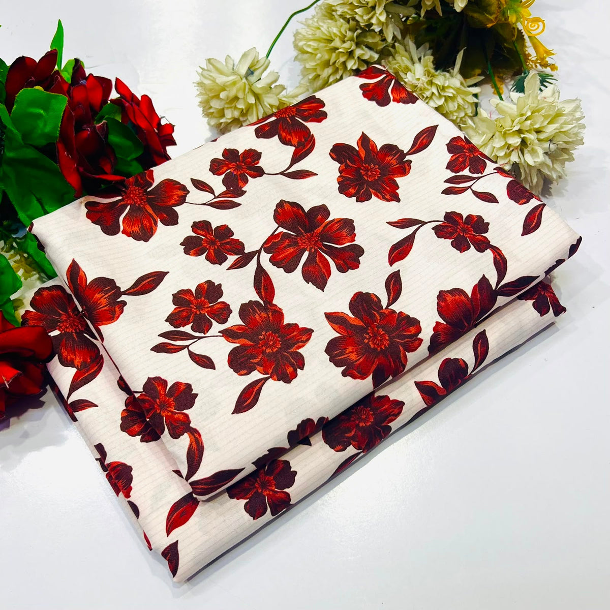 2PC Digital Floral Print