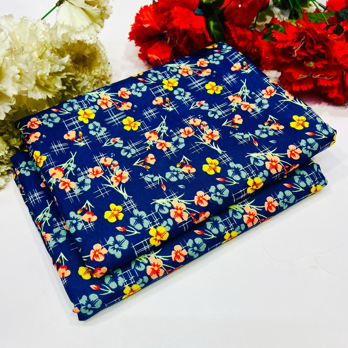 2PC Digital Floral Print