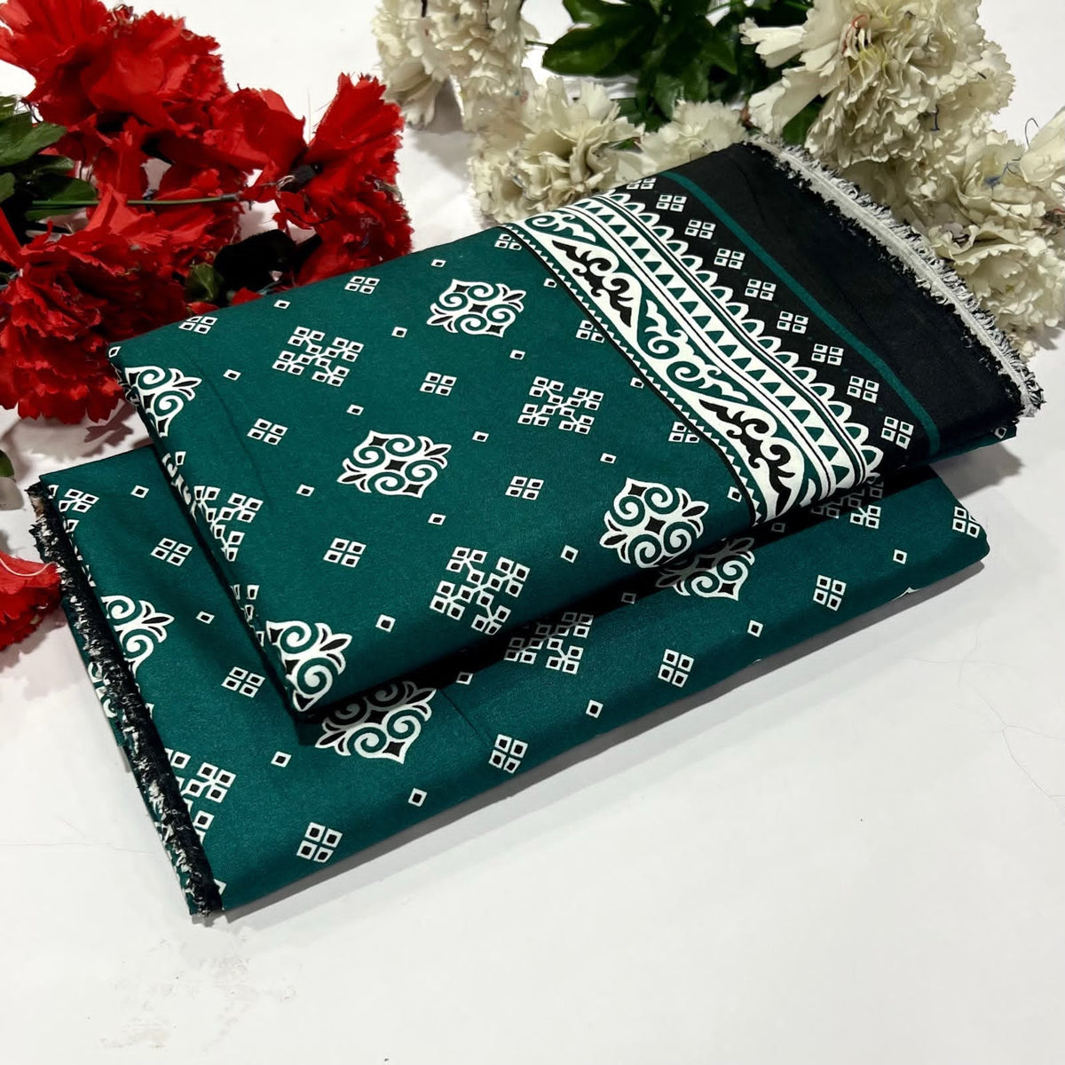 2PC Digital Floral Print