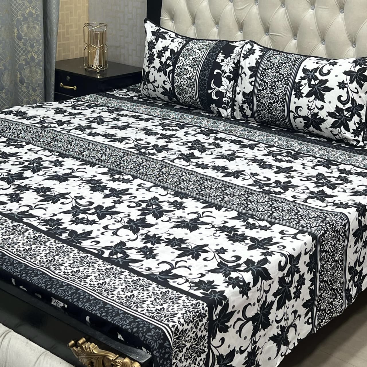 Crystal Cotton Bedsheet Design 060