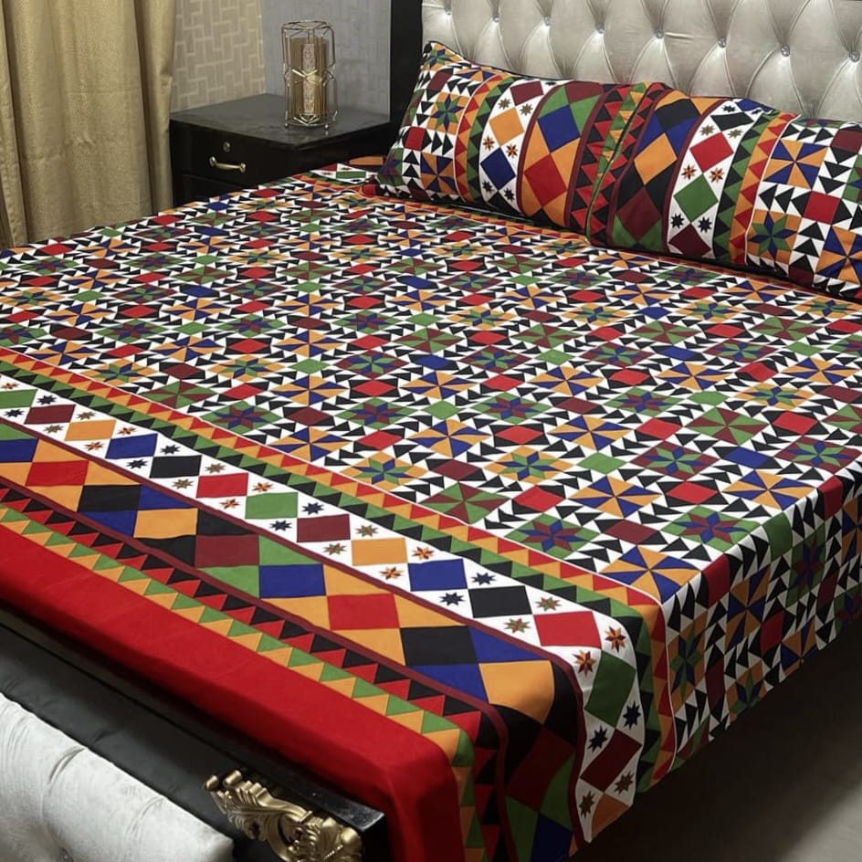 Crystal Cotton Bedsheet Design 052