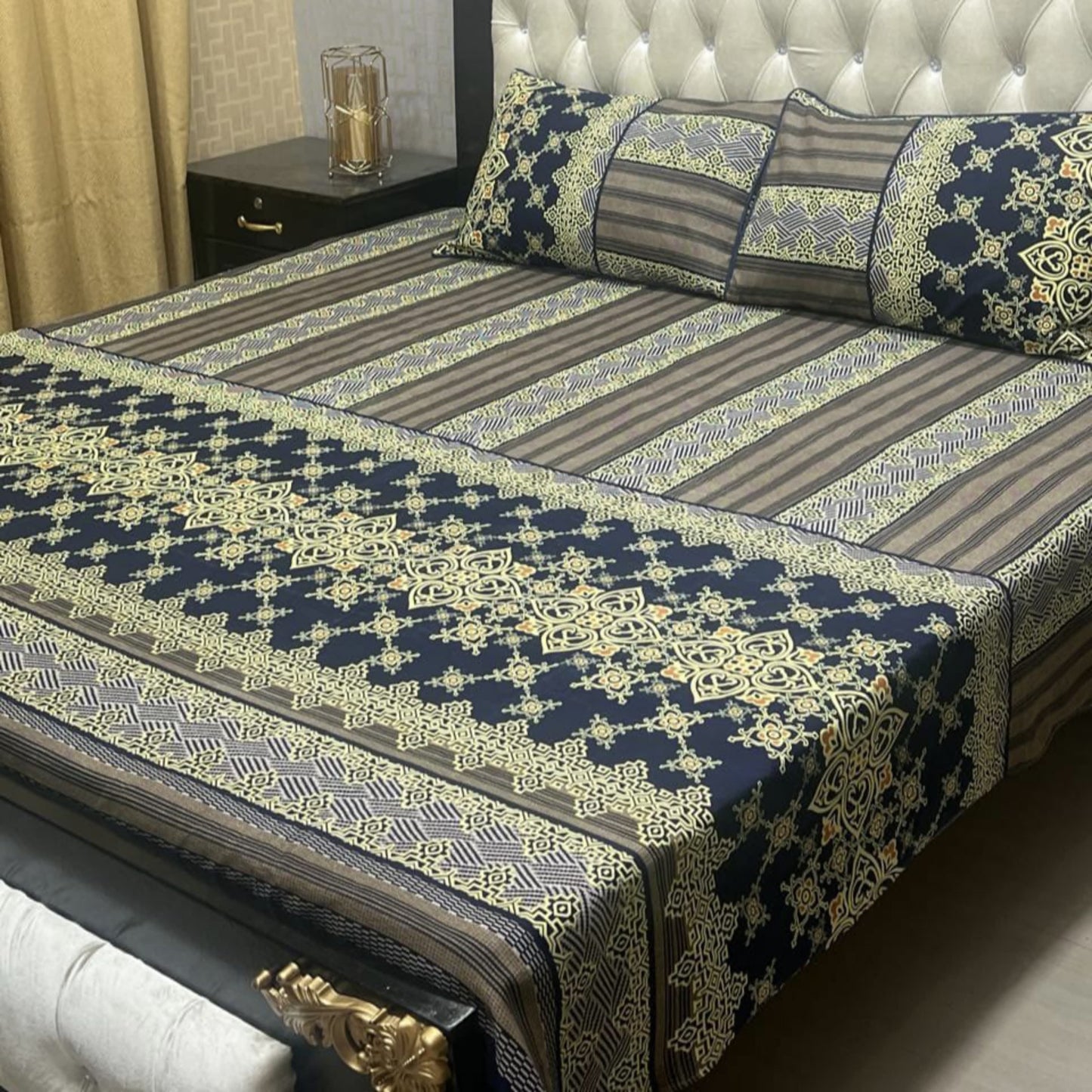 Crystal Cotton Bedsheet Design 039