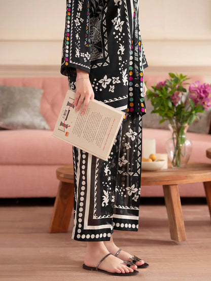 MAHNUR Digital Printed Co-Ords Set (Shirt & Trouser)