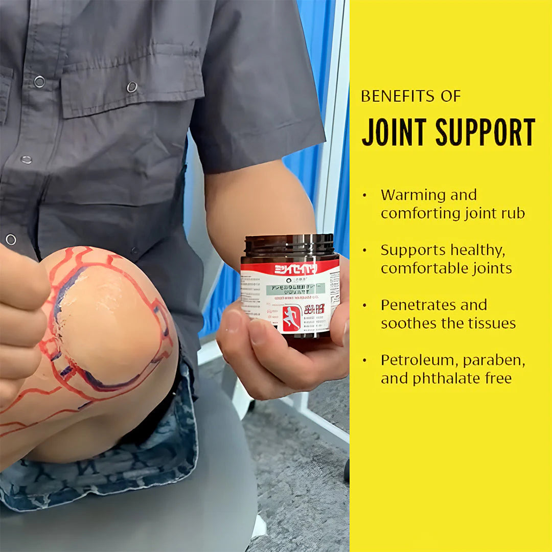 😍Japanese Formula Soothing Massage Gel for Joint &amp; Muscle Pain Relief – Arnica, Mugwort, Hyaluronic Accid – Back, Neck, Knee &amp; Leg Massage Balm – 100% Herbal Fast Absorption Formula 😍