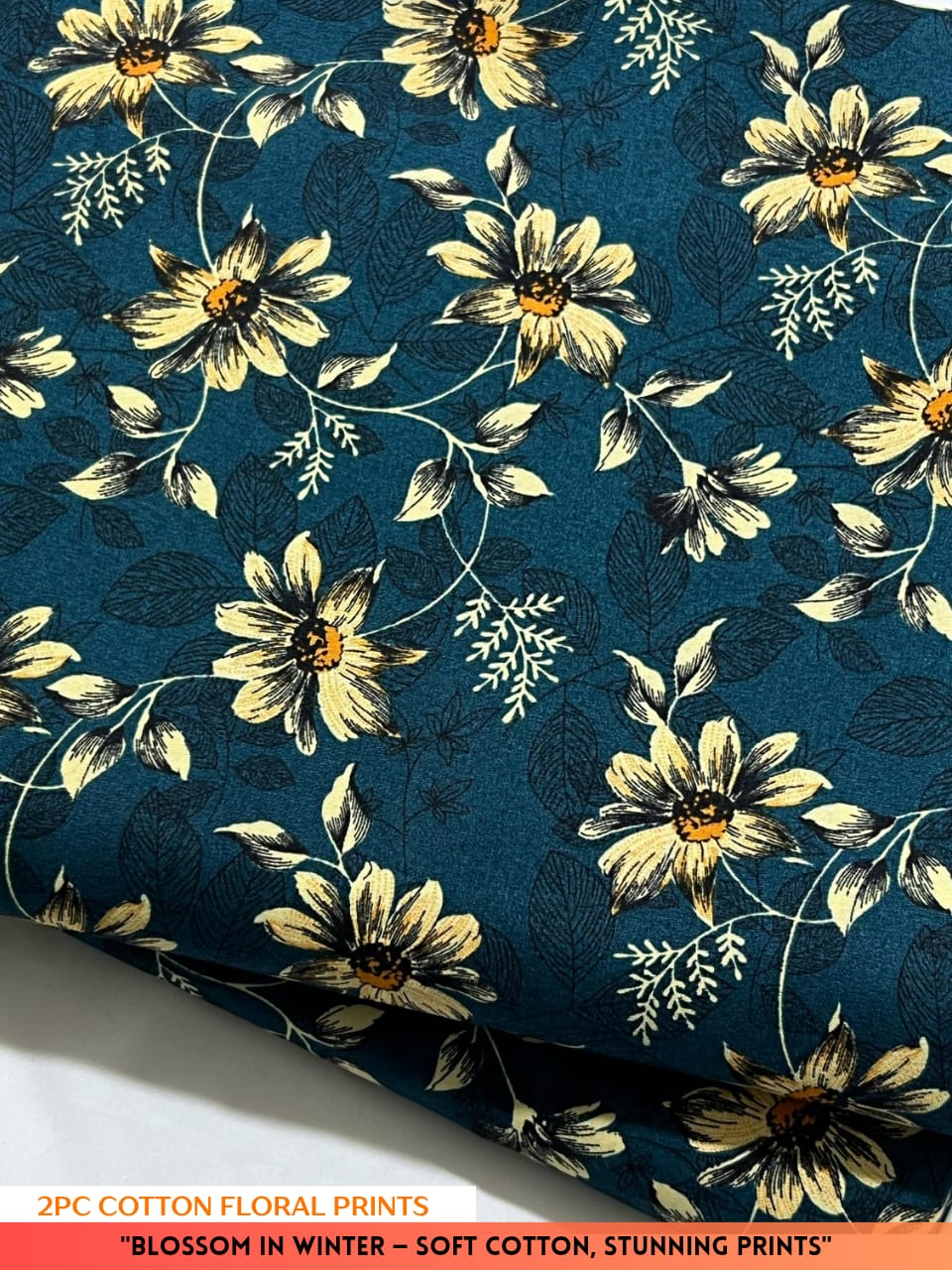 2PC Digital Floral Print