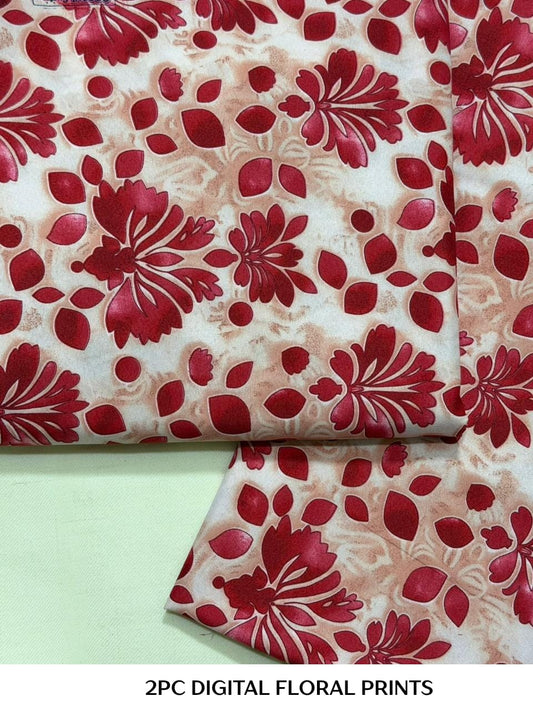 2PC Digital Floral Print