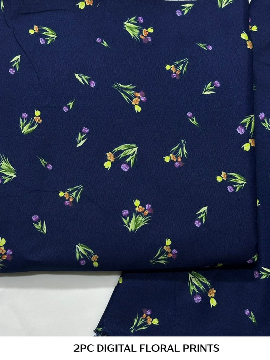 2PC Digital Floral Print