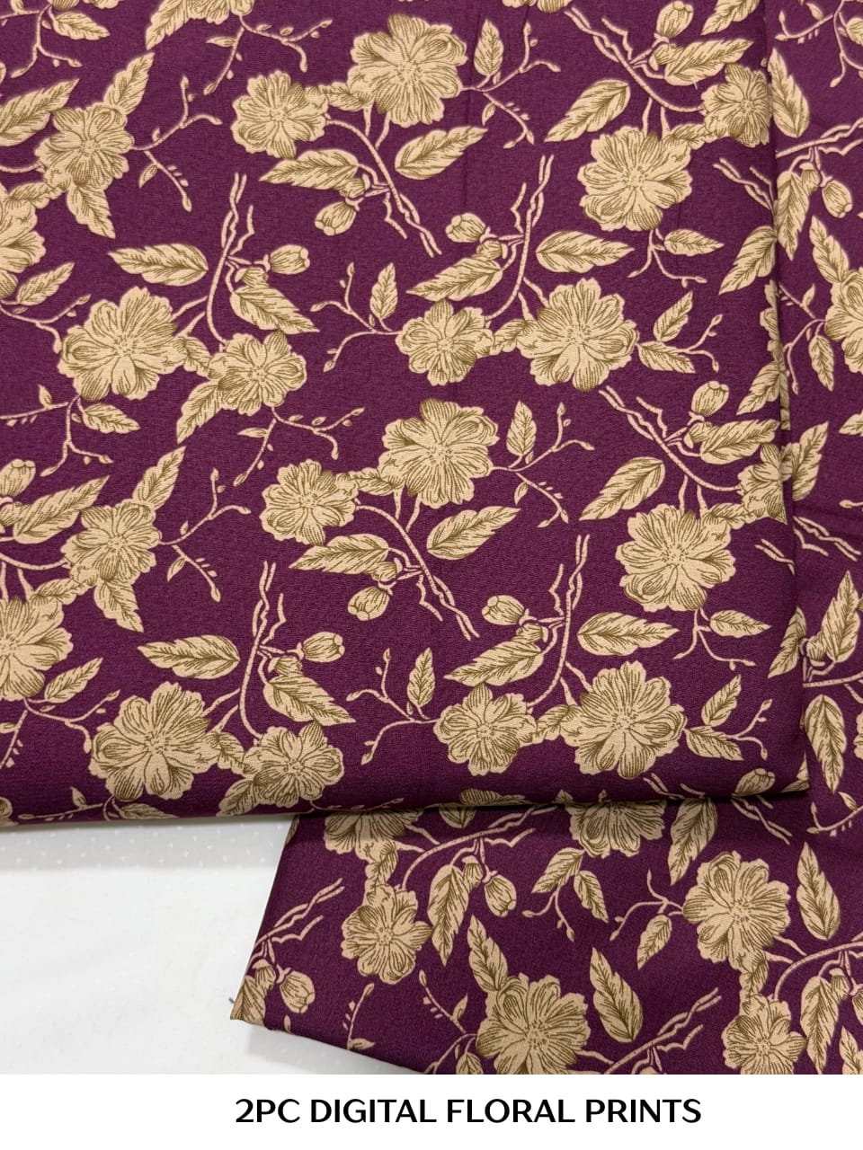 2PC Digital Floral Print