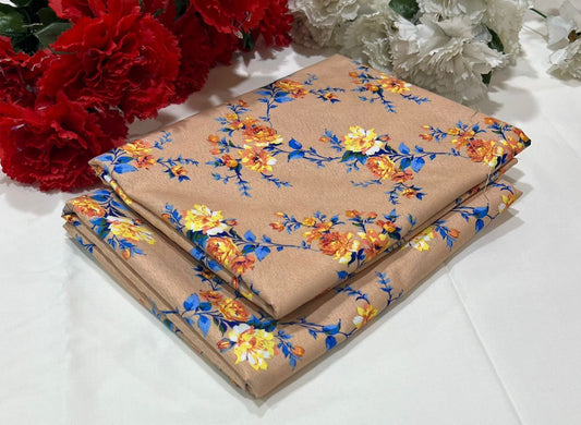 2PC Digital Floral Print
