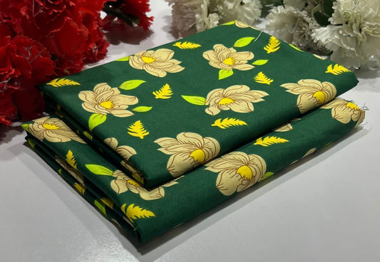 2PC Digital Floral Print