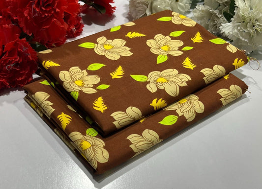 2PC Digital Floral Print