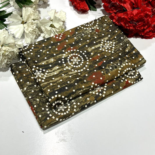 2PC Digital Floral Print