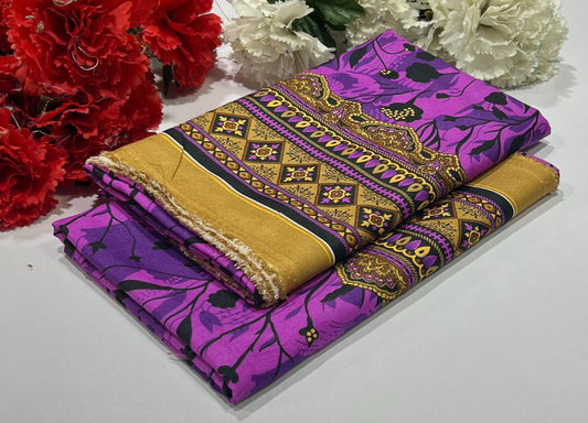2PC Digital Floral Print