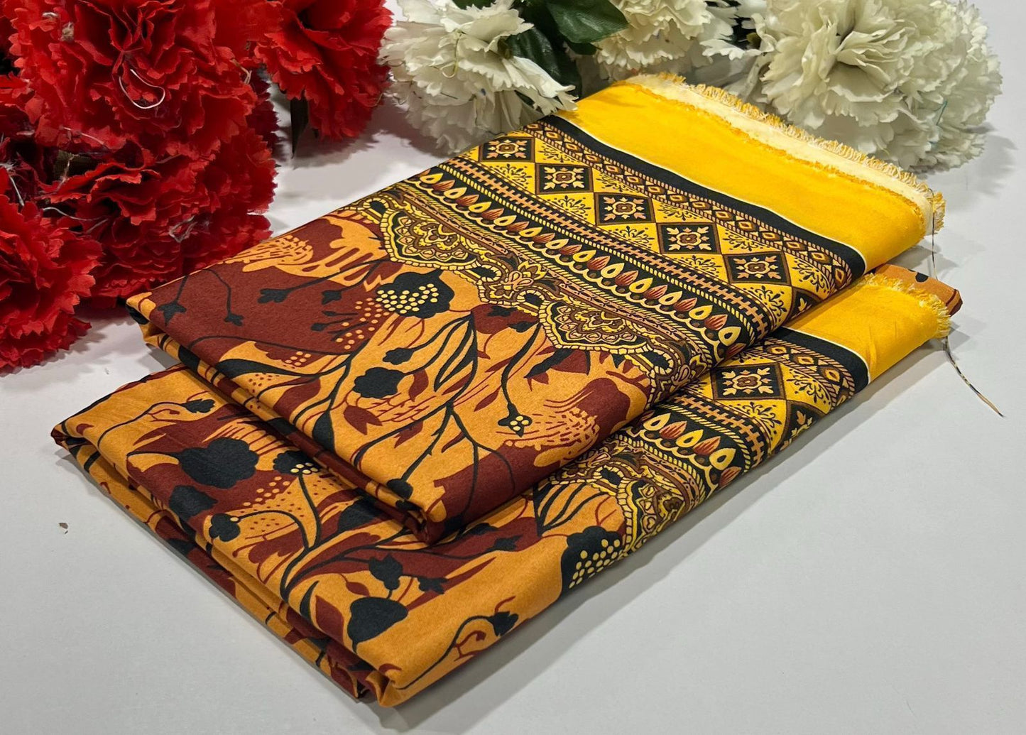 2PC Digital Floral Print