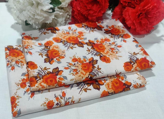2PC Digital Floral Print